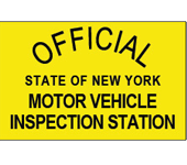 Official State of New York Motor Vehicle Inspection Station