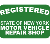 Registered State of New York Motor Vehicle Repair Shop